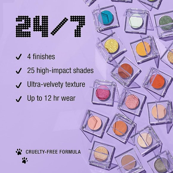 24/7 12 Hour Wear Freak Ultra-Blendable Pigmented Vegan Formula Eyeshadow - Picture 5 of 8